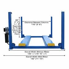 Atlas 414A 14,000 lb 4-Post Alignment Lift (Includes ...
