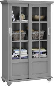 Bowery hill hexagonal 4 shelf glass curio cabinet display case in black and chrome. Ikea Detolf Glass Curio Display Cabinet White Buy Online In United Arab Emirates At Desertcart Ae Productid 7190473