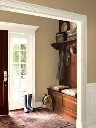 Benjamin Moore Wall Woodstock Tan Trim Grand Teton White Accent Terra Mauve Home Home Decor New Homes