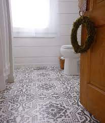 The better choice is laminate flooring. How To Stencil On A Linoleum Floor Linoleum Flooring Flooring Stencils
