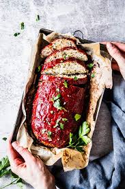 This healthy meatloaf recipe is from the dude diet cookbook by serena wolf of the blog domesticate me. Mediterranean Turkey Meatloaf Thm E Low Fat Healthy The Wholesome Recipe Box