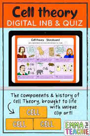 Cell Theory Digital Interactive Notebook Cell Theory Biology Resources Teaching Cells