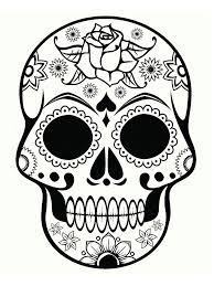 Comment dessiner une tete de mort facilement youtube. Coloriage Tete De Mort Mexicaine 20 Dessins A Imprimer Coloriage Tete De Mort Mandala A Colorier Pochoir De Tete De Mort