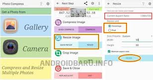 Cara Memperkecil Ukuran Foto Di Android Dimensi File Di 2020 Android Pengukur Tips