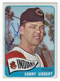 Autographed GEORGE CULVER 1965 Topps Card