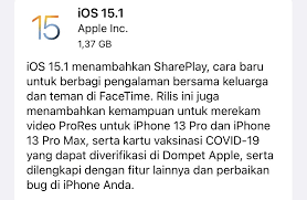 Download: Apple Rilis IOS 15 1 Dan IPadOS 15 1 Apa Yang Baru?