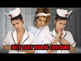 Diy nurse costume diy nursing kids nurse costume paper hat hat crafts nurse nurse hat community helpers nurse halloween costumes you can make. Diy Sexy Nurse Costume Youtube
