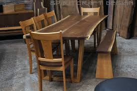 Check out the seti live edge elm dining table with gold legs. Live Edge And Slab Table Showroom In The Chicago Area