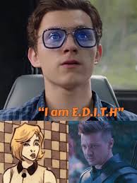 My theory. Edith Barton mother's Clint Barton (Hawkeye/Ronin), maybe that's  why they called glasses Tony Stark. @Kevfeige #marvel #marvelstudios #mcu  #avengers #endgame #clintbarton #hawkeye #ronin #edithbarton #edith  #peterparker #spiderman ...