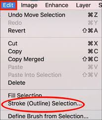 If you want a perfect circle, hold shift and drag with the elliptical marquee, then edit>stroke (outline) selection. How To Draw A Circle Without A Fill In Photoshop Elements