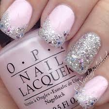100 Cute And Easy Glitter Nail Designs Ideas To Rock This Year Pink Nail Art Designs Silver Glitter Nails Pink Nail Art