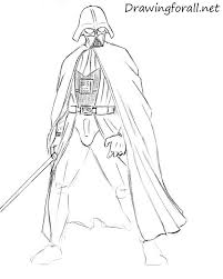 Darth Vader Draw Star Wars Drawings Darth Vader Drawing Star Wars Art