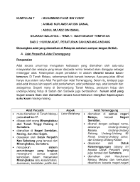 Apakah pemimpin adat perpatih tersebut? Sejarah Malaysia Adat Yang Diamalkan Di Malaysia Sebelum Campur Tan