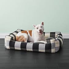 Black And White Plaid Dog Bed Shop Black And White Sleeper Lounge Medium Dog Bed 135 Medium Dog Bed Dog Milk Dog Bed Large