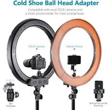 Neewer 18 Inch Smd Led Ring Light Dimmable Lighting Kit With 78 7 Inch Light Stand Filter And Hot Shoe Adapter For Camera Photo Studio Led Lighting Portrait Youtube Video Shooting No Carrying Bag