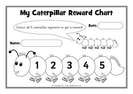 Colour In Caterpillar Reward Charts Sb11967 Sparklebox