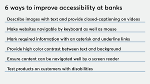 Job descriptions » manager » assistant financial manager responsibilities. Banks Are Stepping Up Tech For People With Disabilities American Banker