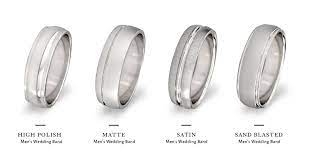 You Ve Picked A Metal For The Wedding Band But How Will You Finish It Mens Wedding Band Styles Wedding Band Styles Mens Wedding Bands Tungsten
