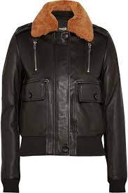Maje Maje Cloth Leather Bomber Jacket Bomber Jacket Women Satin Bomber Jacket