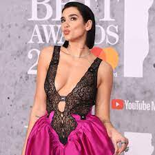 (photo by samir hussein/wireimage) dua lipa has been announced as one of the performers for the upcoming 2021 brit awards. Dua Lipa S Christopher Kane Dress At The 2019 Brit Awards Popsugar Fashion