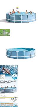 Above Ground Pools 116405 Intex 15 X 33 Prism Metal Frame Swimming Pool Set With 530 Gph Pump 28721eh Buy It Now Only 2 Pool Liners Intex In Ground Pools