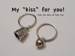Acorn Keychain Or Thimble Keyhain Couples Keychain Gift Husband And Wife Gift Girlfriend Boyfriend Gift Peter Pan S Kiss Best Friends Boyfriend Gifts Gifts For Wife Acorn Keychain