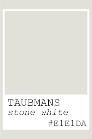 Taubmans Stone White E1e1da Color