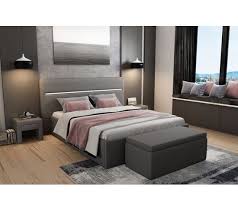 Un banc au bout de votre lit est un moyen rapide et facile de rafraîchir élégamment votre chambre principale. Banc Coffre De Lit Dream Tissu Gris Anthracite Banc Bout De Lit But