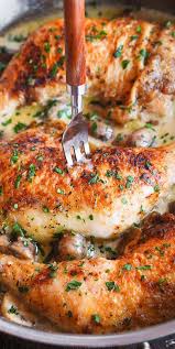 Easy Chicken Legs With Creamy Mushroom Sauce In 2020 Drumstick Recipes Chicken Drumstick Recipes Chicken Drumstick Recipe Stovetop