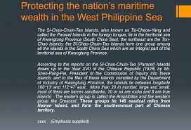 The philippines can claim part of the south china (or west philippine) sea as exclusive the name west philippines sea was started by the aquino government. Protecting The Nation S Marine Wealth In The West Philippine Sea Institute For Maritime And Ocean Affairs
