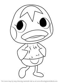 Learn How To Draw Ketchup From Animal Crossing Animal Crossing Step By Step Drawing Tutorials Animal Crossing Drawings Coloring Books