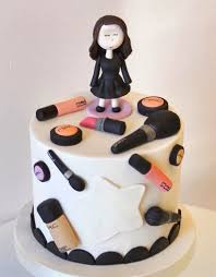 makeup birthday cake for a