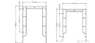 Frame Scaffolding Standard Size Chart