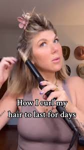 A few tips I give clients when theyre learning how to curl their own hair:  , 1. Practice with a cool iron to get hand dexterity down first, 2. Start  with the iron close to your head and “unwind” hair ...