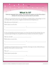 What Is It Conclusion Worksheets For 5th Grade And Middle School Drawing Conclusions 8th Grade Reading Descriptive Writing