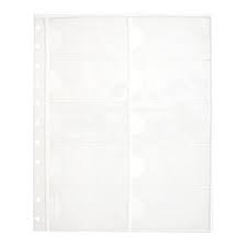 5 repositionable poly business card holders. Office By Martha Stewart Discbound Business Card Holder Letter Size Clear 29571 Buy Online In Oman At Desertcart 44733309