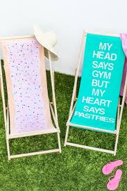 All of the curved cuts can be completed with a jigsaw and then sanded smooth. Diy Sling Beach Chair Makeovers Studio Diy
