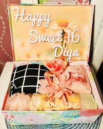 Celebrating a son or daughter's 16th birthday has become a big tradition. Sweet 16 Birthday Gift Box Youarebeautifulbox Sweet 16 Birthday Gifts Sweet 16 Gifts Birthday Gifts For Best Friend