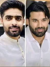 Babar Azam with Shaheen Afridi and his son aliyar ♥️🤌