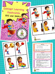 big and small concept learning flashcards subject verb fun periodic table of elements flash cards printable pdf