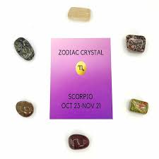 People wear birthstones for luck and each month has a birthstone associated with it. Zodiac Crystal Bag Scorpio Birth Between October 23 To November 21