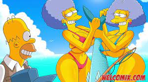 Simpsons gang in sex scenes and orgy! 