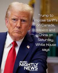 The White House said Friday that President Donald Trump would impose a 25%  tariff