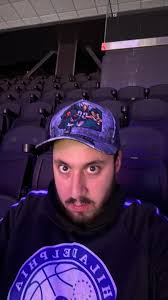 Was repping the Eagles hat at the 76ers game last night.