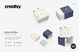41 Box Mockups Psd For Branding And Packaging Mockupcloud Net In 2020 Box Mockup Gift Box Creative Box