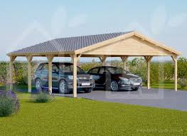 Car Port Wooden 6x6 20x20 Uk Free Shipping Wooden Carports Carport Wooden Garage