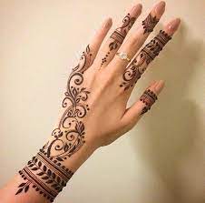 1.0.3 gambar henna tangan simple motif bunga. Pin On Mehendi