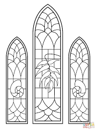 Stained Glass Window Coloring Page Free Printable Coloring Pages In 2020 Stained Glass Patterns Coloring Pages Skull Coloring Pages