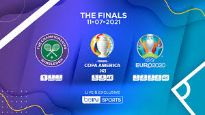 The uefa word, the uefa logo and all marks related to uefa competitions, are protected by trademarks and/or copyright of uefa. Bein Sports To Broadcast Unforgettable Day Of Sports With Uefa Euro 2020 Copa America 2021 And Wimbledon 2021 Men S Single Finals