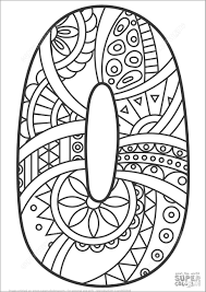 Coloringanddrawings.com provides you with the opportunity to color or print your number zero drawing online for free. Printable Number 0 Coloring Page Coloringbay